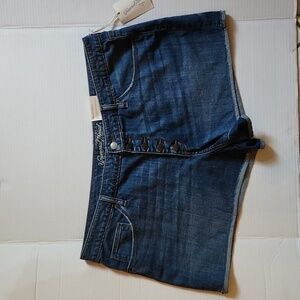 Universal Threads Shortie Shorts Womens Denim Buttonfly Size 18 High Rise New